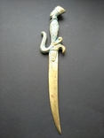 Антикварный нож для бумаг, писем Египетский, фото №3