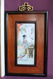 Картина Жрица. Япония, ХІХ век. Живопись на фарфоре., фото №4