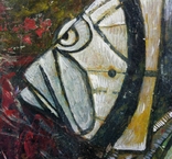 Одесса,К.Ралле "Рыбы",орг.масло, 37*43.5см, фото №8
