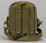 Тактическая универсальная сумка - с ремнём mini warrior с системой m.o.l.l.e (койот), photo number 5