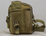 Тактическая универсальная сумка - с ремнём mini warrior с системой m.o.l.l.e (койот), фото №6