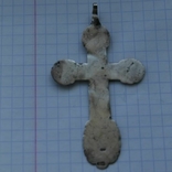 Старинный серебряный крест ( 7,5 на 4,2 см), фото №5
