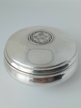 Коробочка шкатулка серебро 900 проби, фото №2