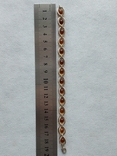 Серебряный браслет 925 пробы с янтарем 2, фото №11