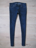 Модные мужские зауженные джинсы Levis 511 100 оригинал рефлективный селвидж, фото №2