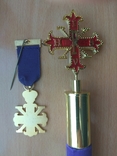 Жезл и нагрудный знак Соверена Ордена Красного Креста Константина, фото №5