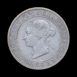 50 Центів / Центов 1893, Цейлон, фото №3