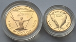 Сан-Маріно 1+2 скудо 1995 рік 50-річчя ООН Золото 9,67 грам 900' проби, фото №3