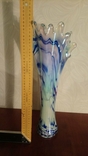 Винтажная цветная ваза, фото №6