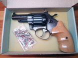 Револьвер Латек 4 мм, кожаная кобура, пульки 47 шт., фото №5