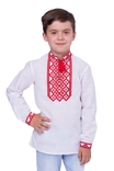 Сорочка для хлопчика Млад з червоною вишивкою, фото №2