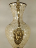Керамічна вінтажна ваза з бронзою арт. 0113, фото №5