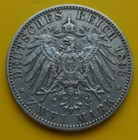 2 марки, 1893г, Пруссия., фото №4