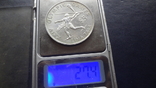 5 долларов 1988 Токелау Метание копья 27,5 г  серебро    (4.5.3), фото №6