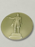 Памятник А.С.Пушкину настольная медаль, фото №3