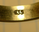 Кольцо " Конь с подковой " серебро 835 проба., фото №8