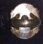 Перстень с жолтым камнем 925 пр., фото №3