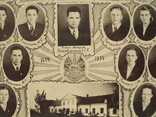 Большое фото-2 випуск учнів 10 класу Китайгородської середньої школи 1954 р., фото №12