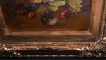 Картина, Натюрморт Цветы Букет Рама Подпись .55х40 см, фото №9