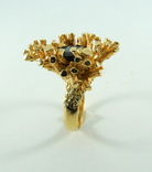 Золотое кольцо с сапфиром, фото №5