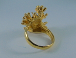 Золотое кольцо с сапфиром, фото №12