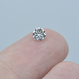 Белый Муассанит Moissanite 0.52 карата, фото №5