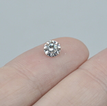 Белый Муассанит Moissanite 0,58 карата, фото №6