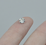 Белый Муассанит Moissanite 0,77 карата, фото №6