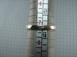 Серебряное Кольцо Размер 17.5 Треугольник Нос 925 проба Серебро 766, фото №7