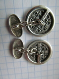 Запонки в кельтском стиле. Серебро, фото №5