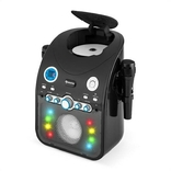Караоке-система STARMAKER CD BLUETOOTH AUX светодиодный световой эффект 2 микрофона, фото №8