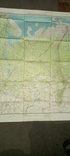 Полимаршрутная полётная карта летчика, двухсторонняя. 1975 г., фото №2