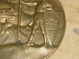 Настольная медаль в честь начальника Генерального штаба.1915г., фото №6