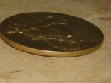 Настольная медаль в честь начальника Генерального штаба.1915г., фото №9