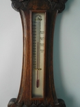 81 см Большой старинный английский барометр из массива дуба, фото №5
