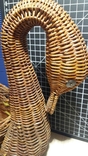 Плетеная пасхальная  утка-корзинка, фото №3