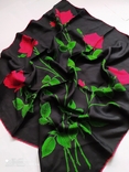 Шелковый платок "Роза", фото №2