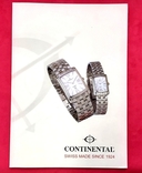 Часы Continental Swiss - два каталога одним лотом., фото №3