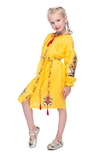 Сукня для дівчинки Сона (льон жовтий), фото №2