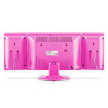 Стереосистема V-12 MP3 CD-плеер USB SD AUX розовый, фото №4