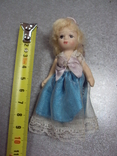 Кукла фарфор маленькая 9 см, фото №3