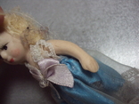 Кукла фарфор маленькая 9 см, фото №6