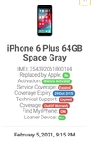 IPhone 6 Plus 64 на запчасти, фото №3