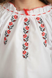 Блуза для дівчинки Троянда (сорочкова біла), numer zdjęcia 4