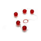 Анальные шарики Clear Anal Beads Large, 2,0 см., фото №3