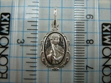 Новый Серебряный Кулон Ладанка Святой Константин Серебро 925 проба 691, фото №4