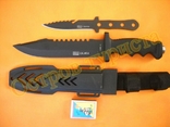 Нож тактический охотничий Columbia с кобурой,битой 1248А-A + нож метательный, фото №2