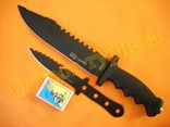 Нож тактический охотничий Columbia с кобурой,битой 1248А-A + нож метательный, фото №4