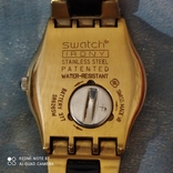 Swatch irony stainless steel patented water-resistant рабочие, фото №12