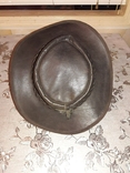 Ковбойская шляпа из кожи буйвола р-р 60-62, photo number 6